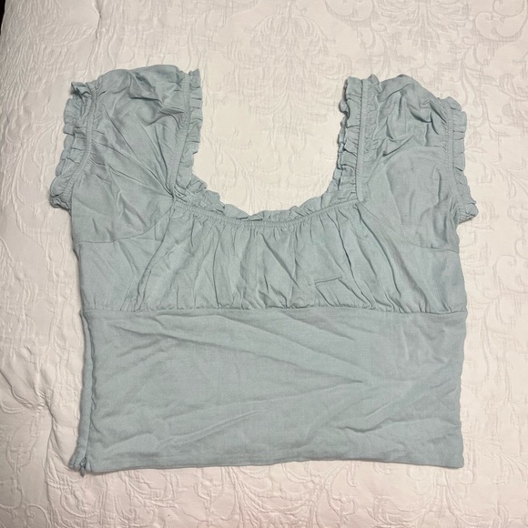 LA Hearts Surplice Bustier Top - Picture 3 of 5